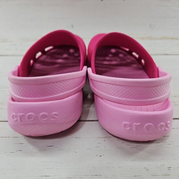 Crocs Electro Clogs Water Pink Kids Child Size J1 Size 1 Two Tone 10400 - Picture 5 of 10
